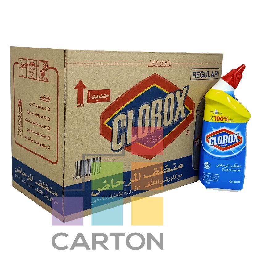 كلوروكس - منظف الحمامات الأصلي المطهر 12 * 709 مل